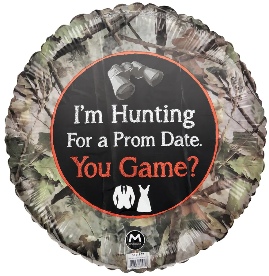 18" I'm Hunting for a Prom Date Foil Balloon
