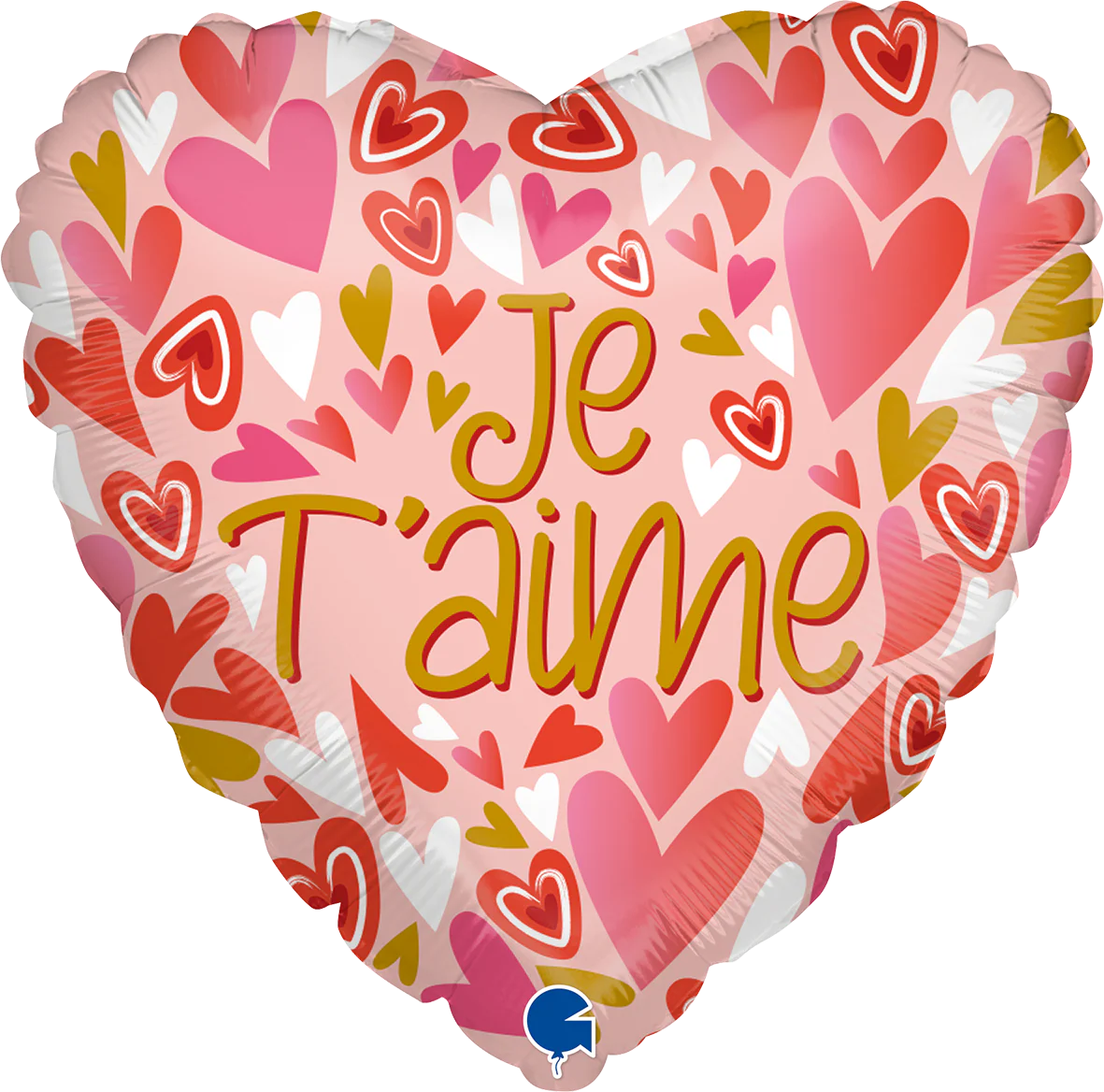 18" Je T'Aime (French) Foil Balloon