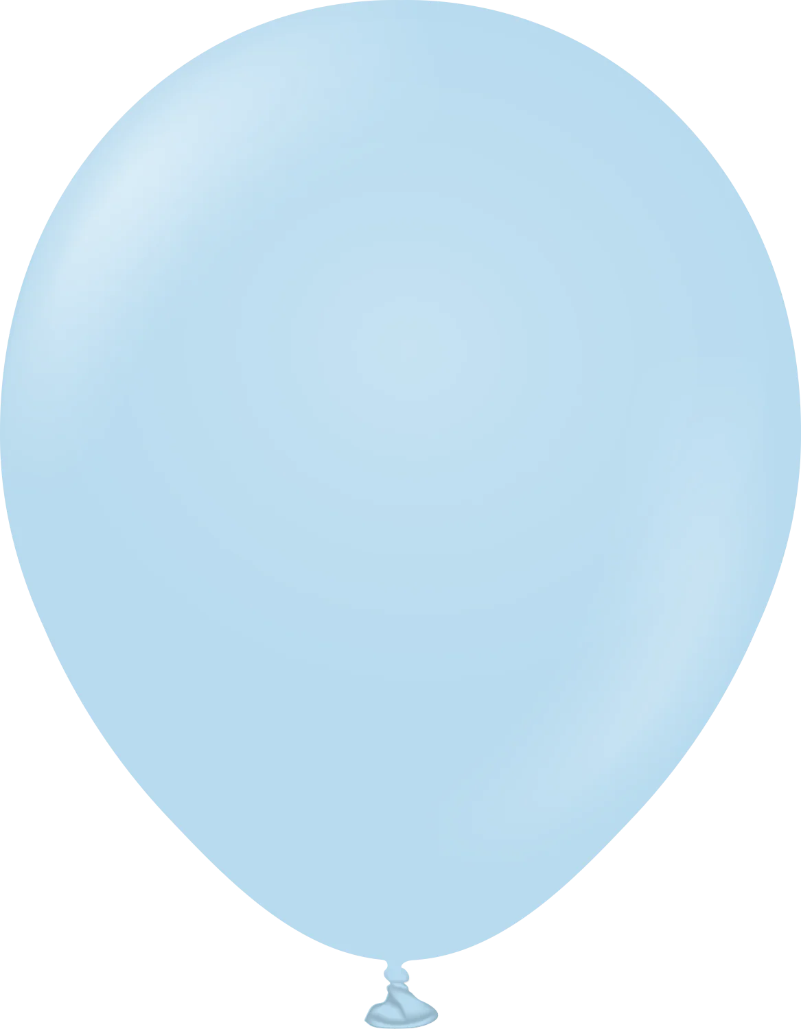 18" Kalisan Latex Balloons Pastel Matte Macaron Blue (25 Per Bag)