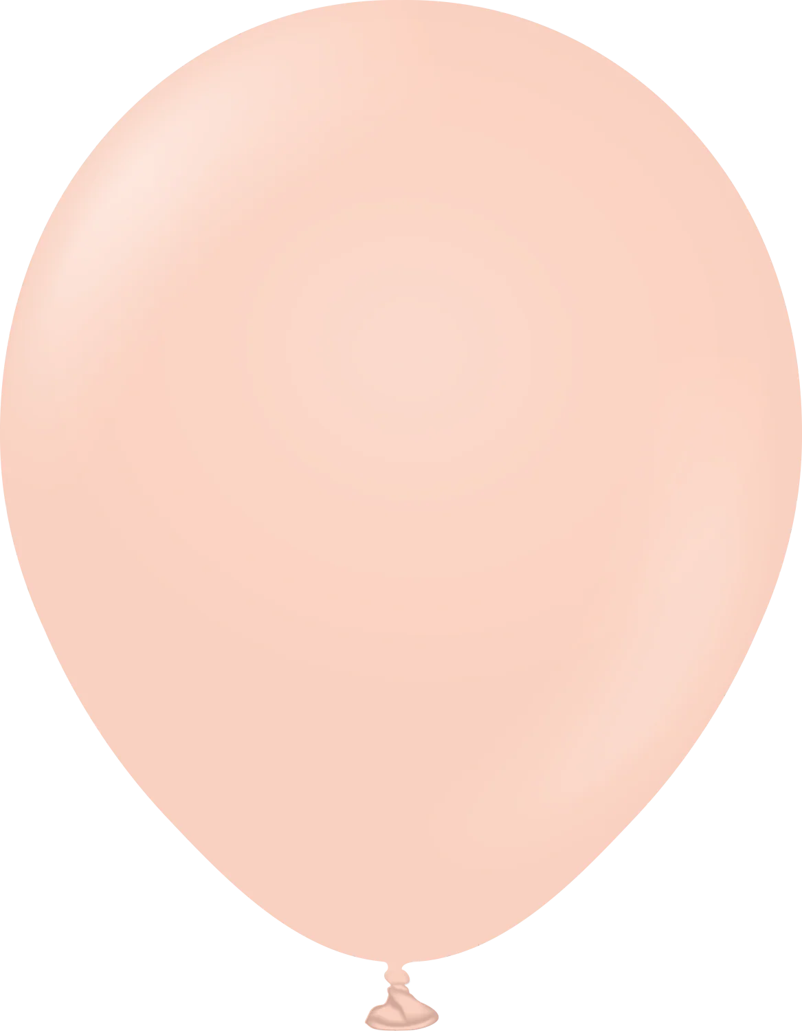 18" Kalisan Latex Balloons Pastel Matte Macaron Salmon (25 Per Bag)