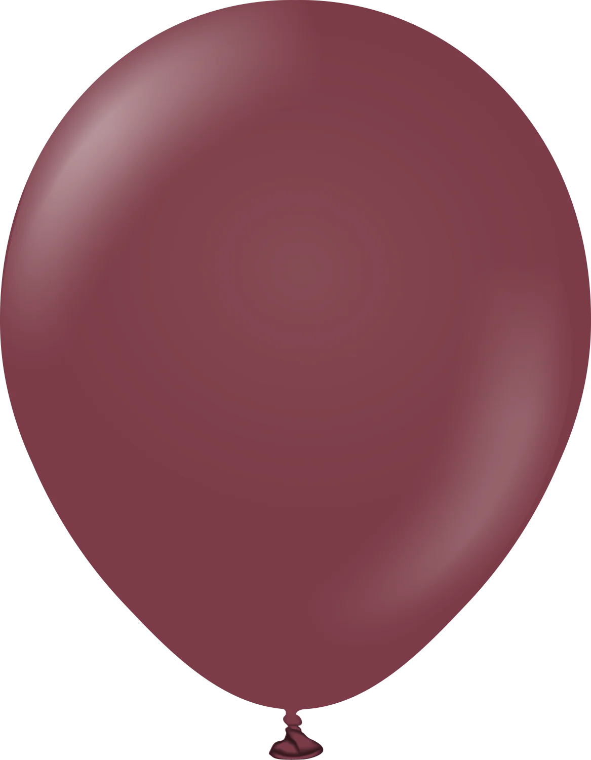 18" Kalisan Latex Balloons Standard Burgundy (25 Per Bag)