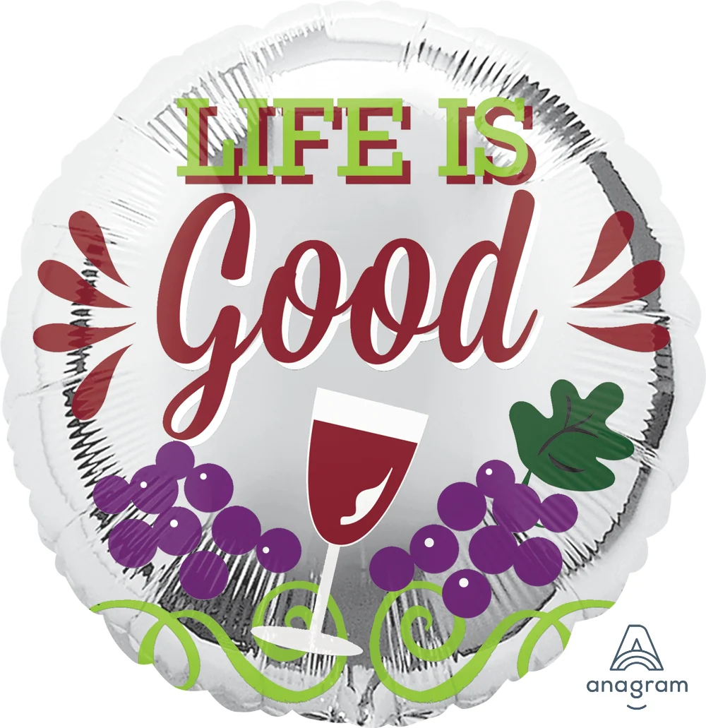 18" Life Is Good Balloon