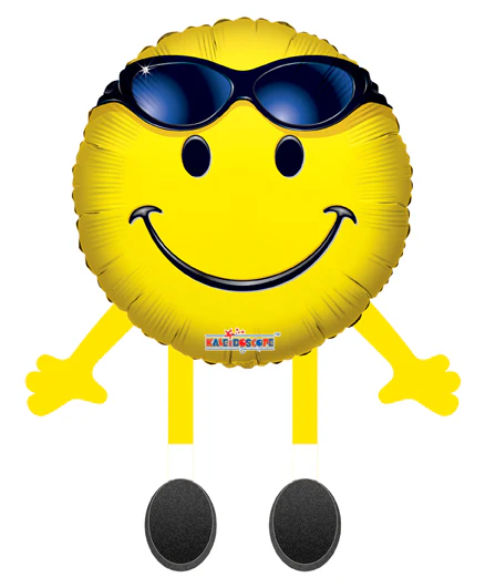 18" Little Friend With Glasses Foil Balloon