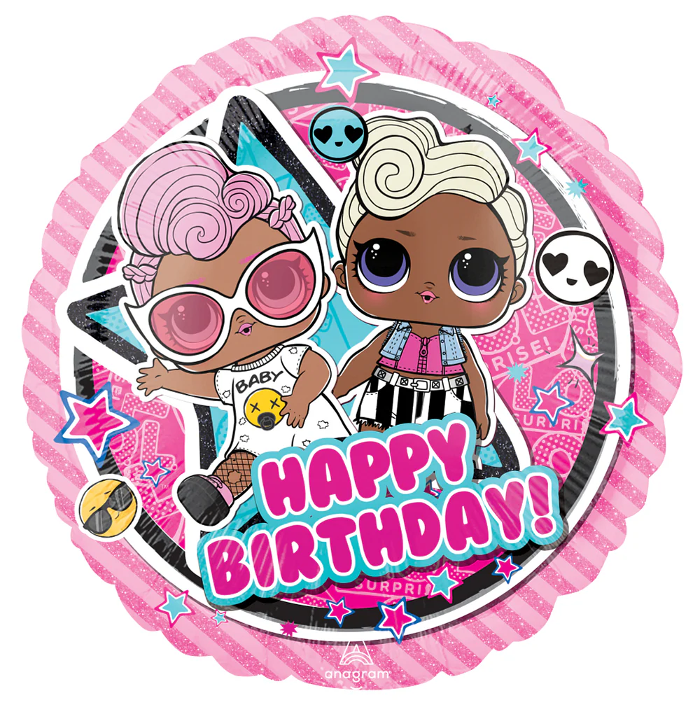 18" LOL Surprise Birthday Foil Balloon