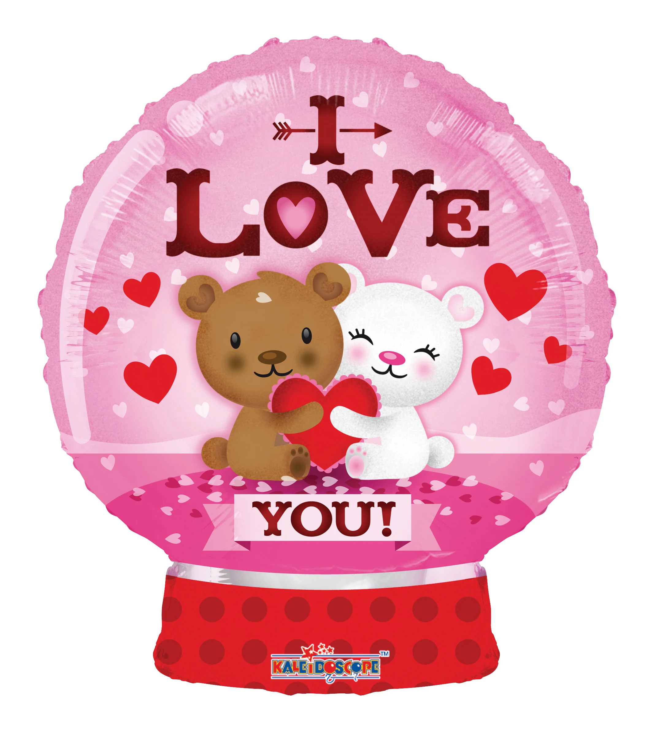 18" Love Snow Ball Balloon