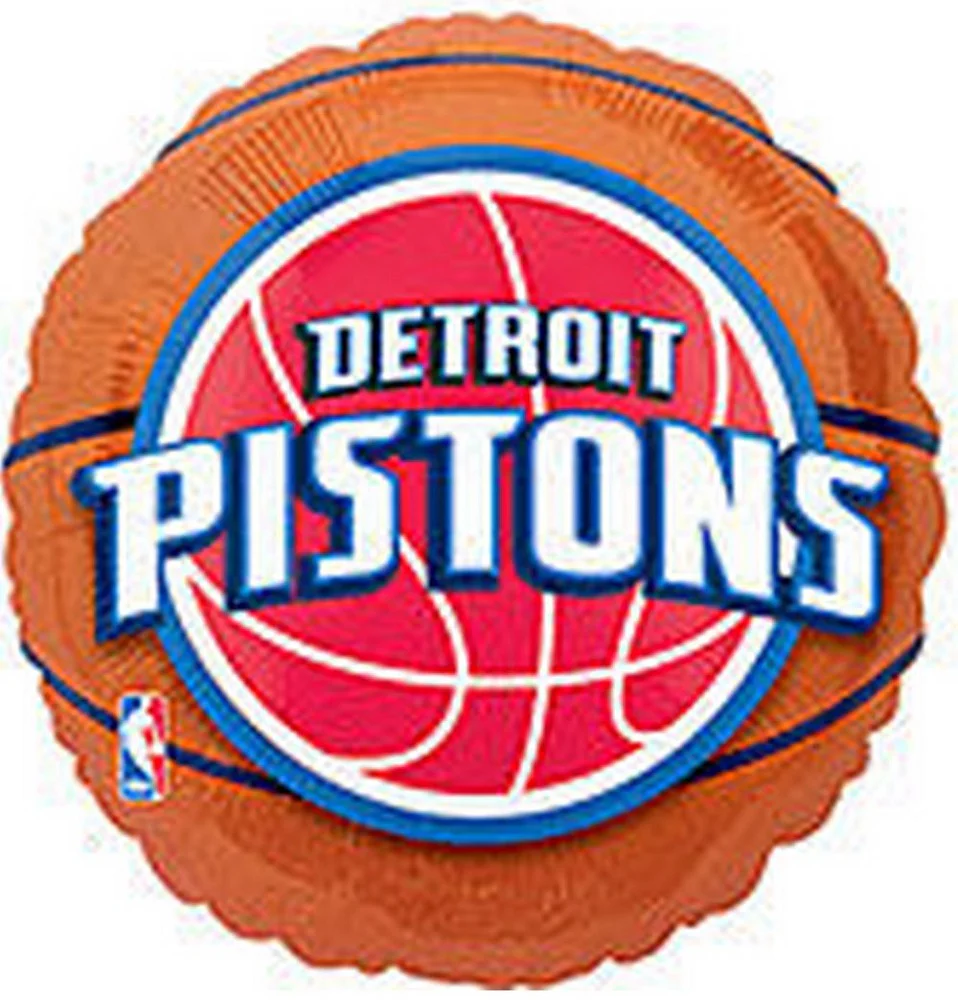 18" NBA Detroit Pistons Basketball Balloon