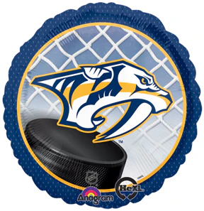 18" NHL Hockey Nashville Predators Mylar Balloon