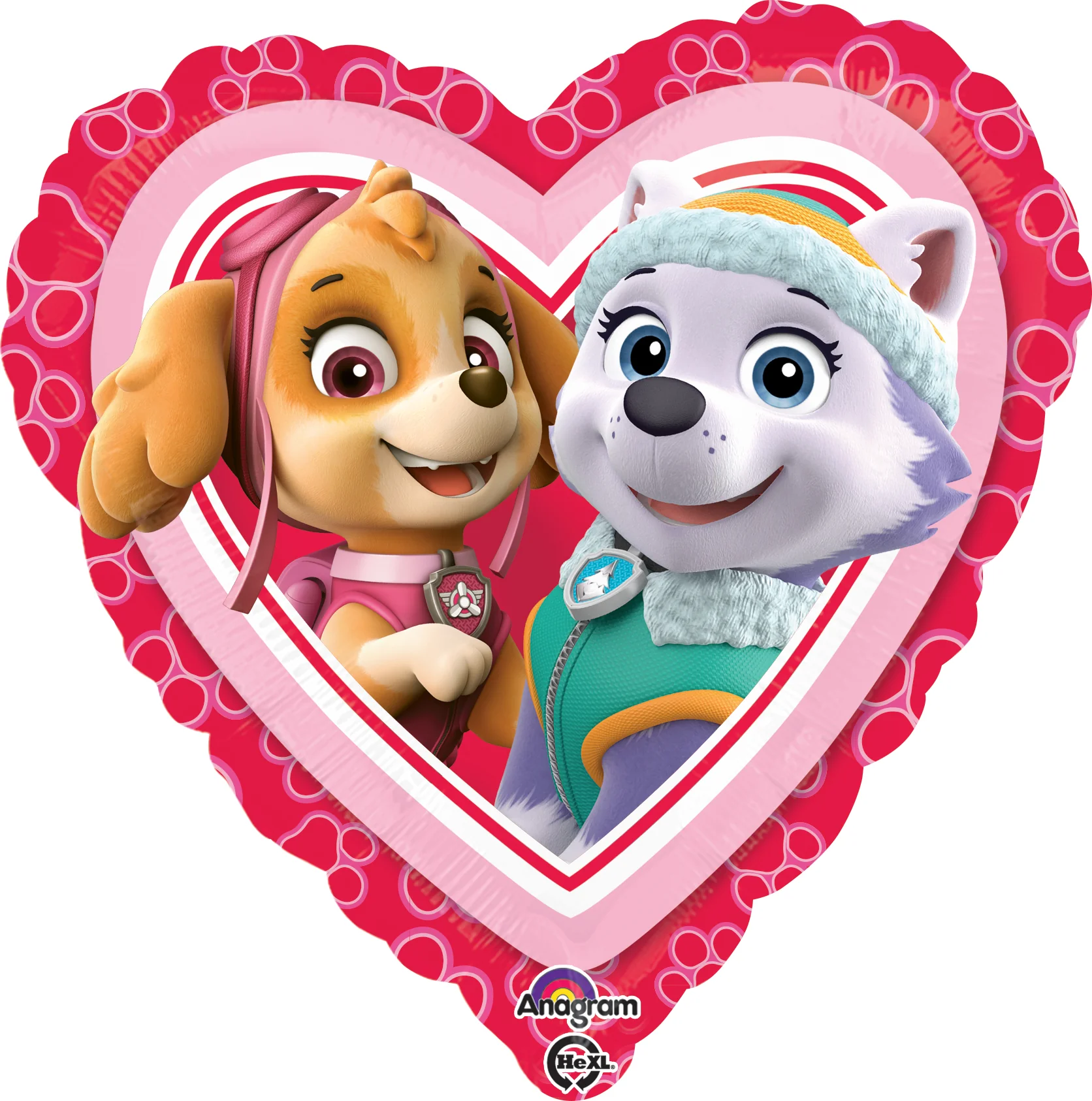 18" Paw Patrol Love - Girl Balloon
