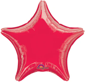 18" Red Star Anagram Brand Balloon