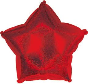 18" Red Star Dazzeloon Balloon