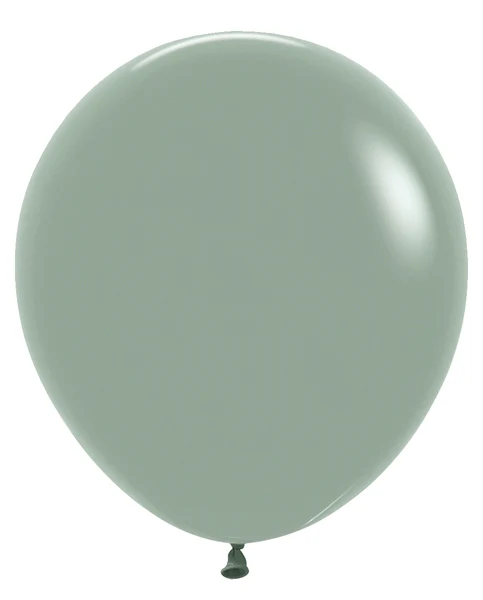 18" Sempertex/Betallatex Latex Balloons (25 Per Bag) Pastel Dusk Laurel Green