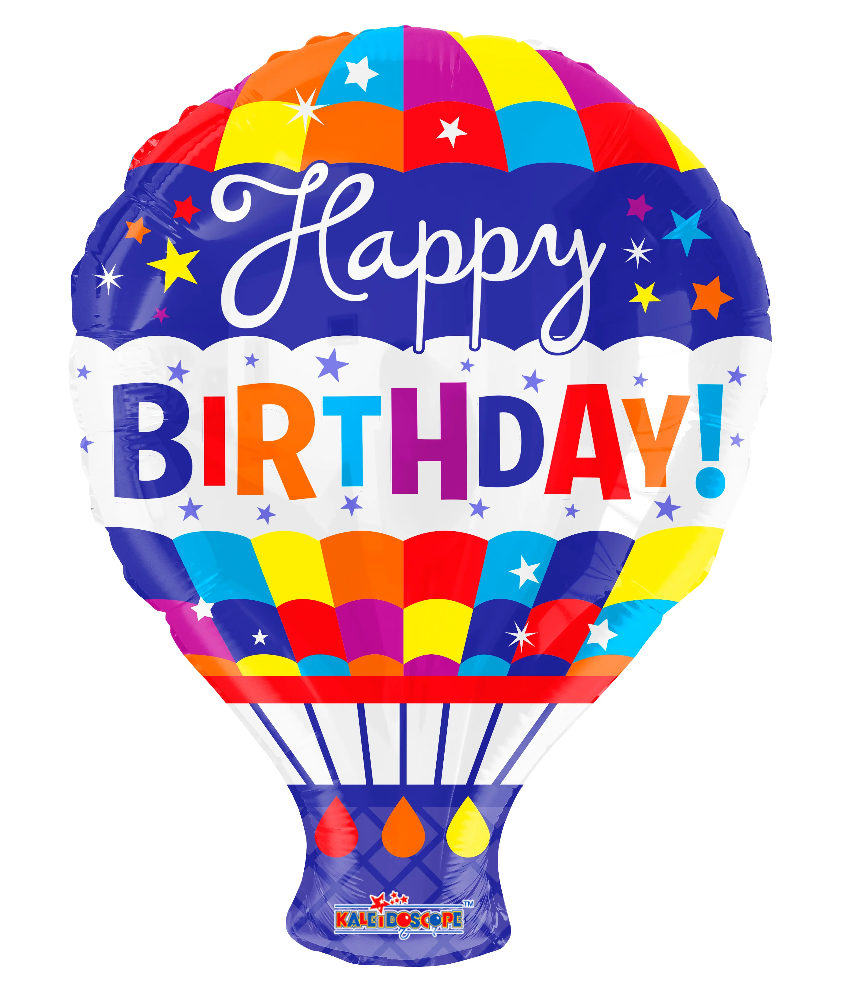 18" Shape Birthday Hot Air Balloon Shape Balloon