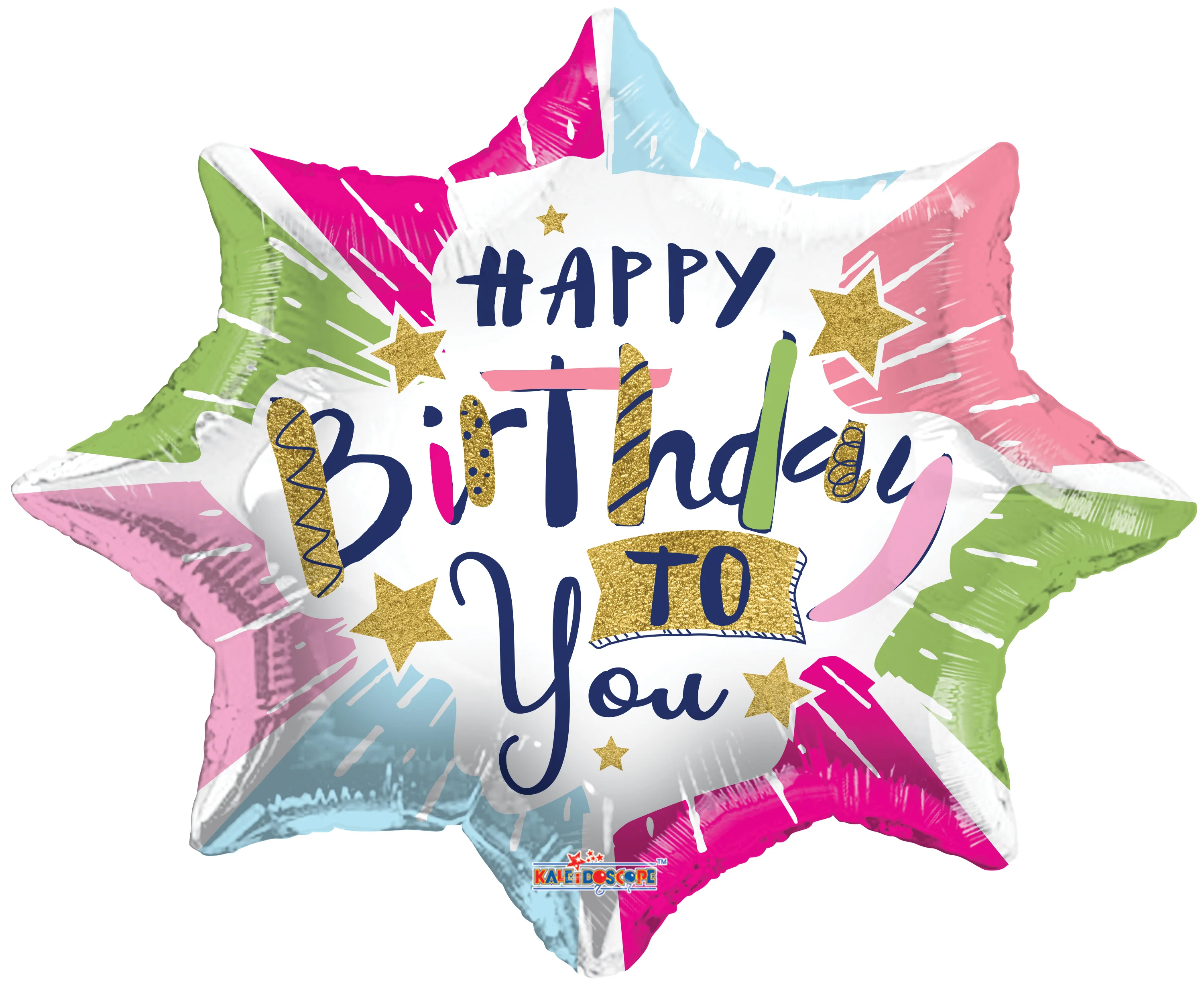 18" Shape Happy Birthday To You Shape Balloon