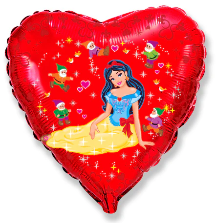 18" Snow Lady Mylar Balloon
