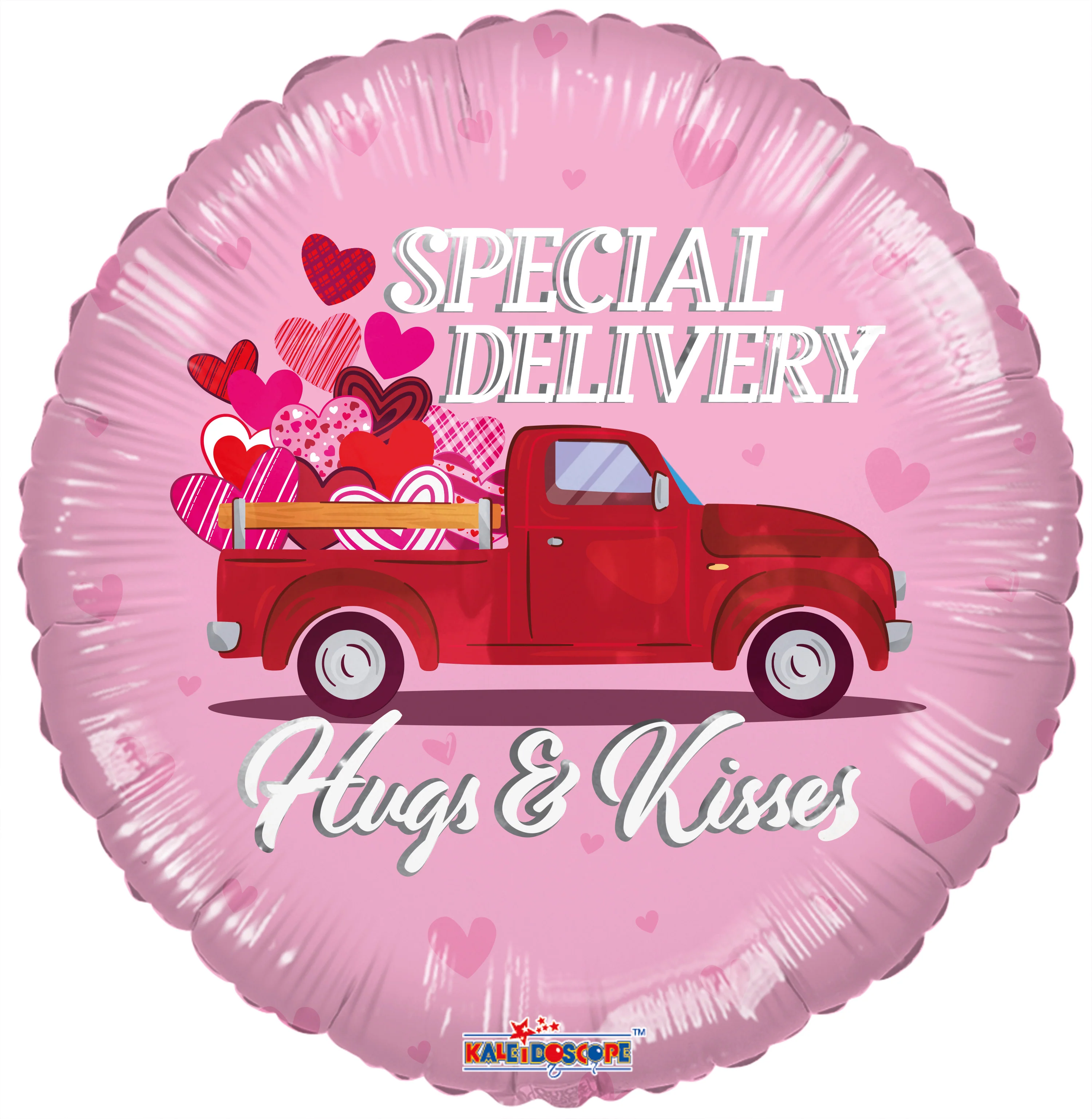 18" Special Delivery Hugs and Kisses Foil Balloon