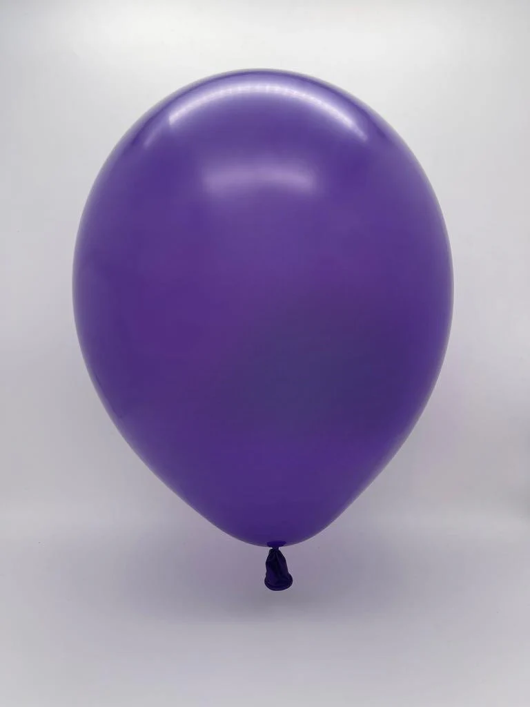 18" Standard Purple Decomex Latex Balloons (25 Per Bag) - Image 2