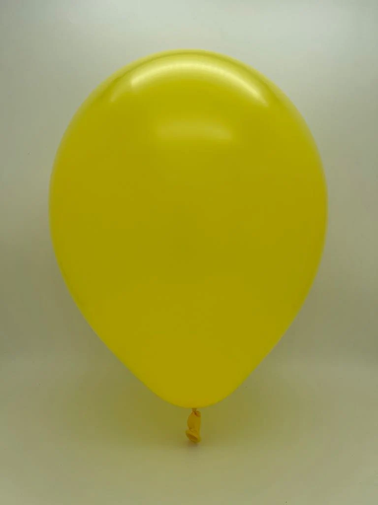 18" Standard Yellow Decomex Linking Balloons (25 Per Bag) - Image 2
