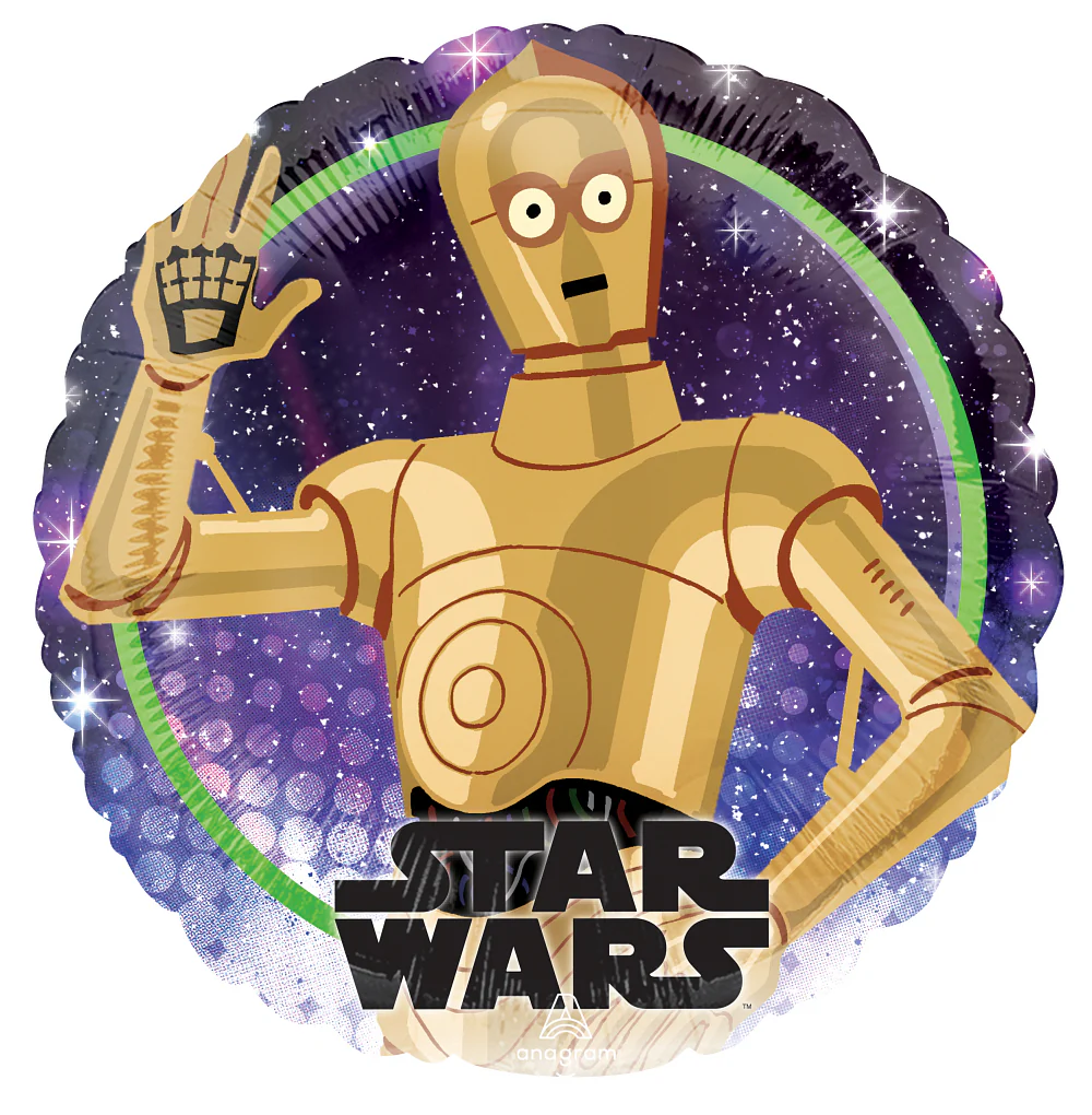18" Star Wars Galaxy C-3P0 Foil Balloon