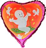 18" Swing Ghost Mylar Balloon