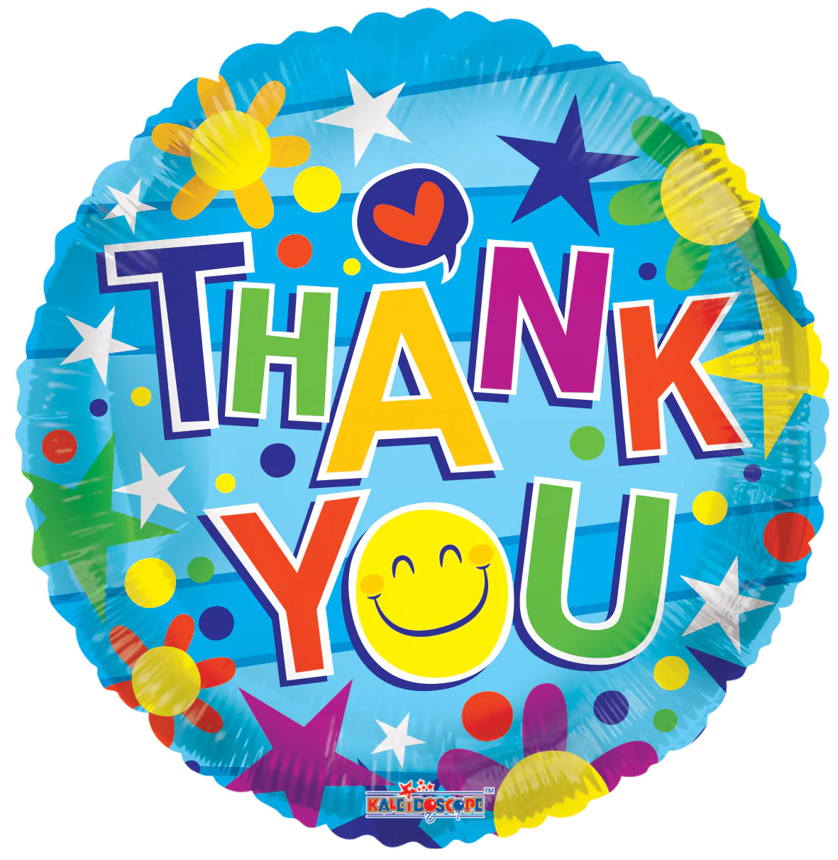 18" Thank You Smiley Face Balloon