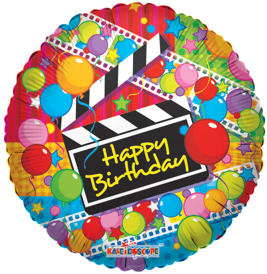 18" The Movie Balloon Round Balloon