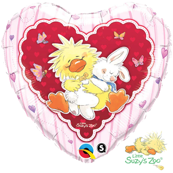 18" Witzy & Lulla In Love Mylar Balloon