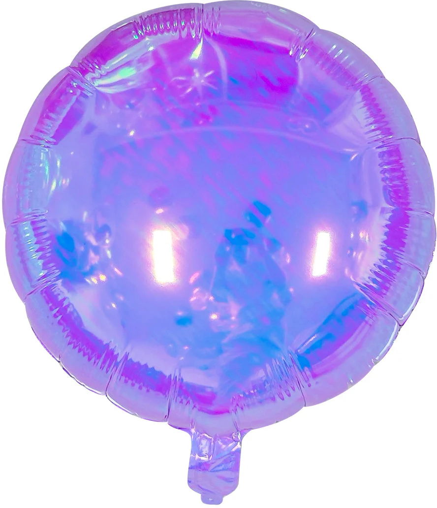 18" Airfill Decor Only Pearl Lustrous Iridescent Purple Round Balloon