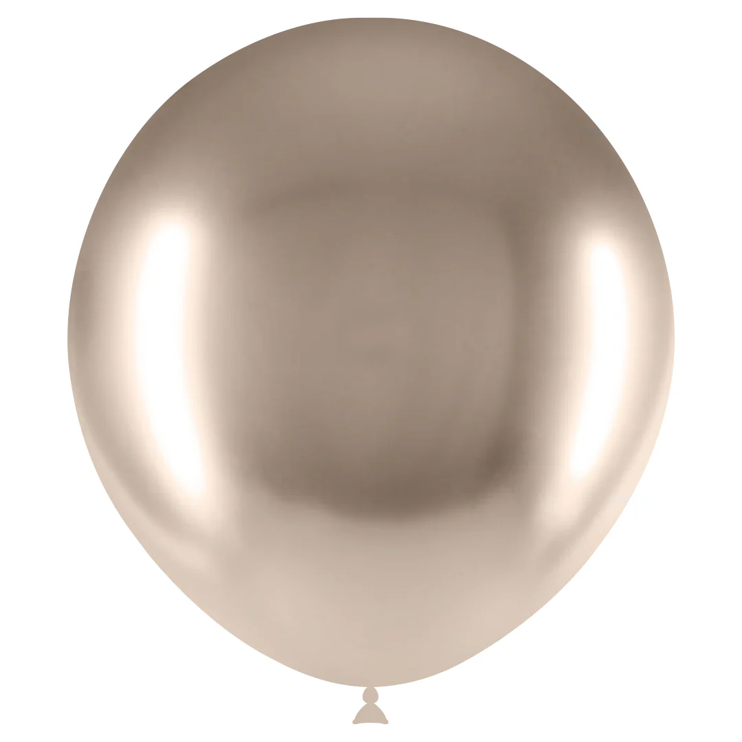 18" Balloonia Latex Balloons Professional Line Brilliant Beige (10 Per Bag) - Image 3
