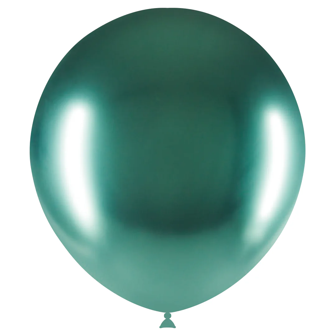 18" Balloonia Latex Balloons Professional Line Brilliant Green (10 Per Bag) - Image 3