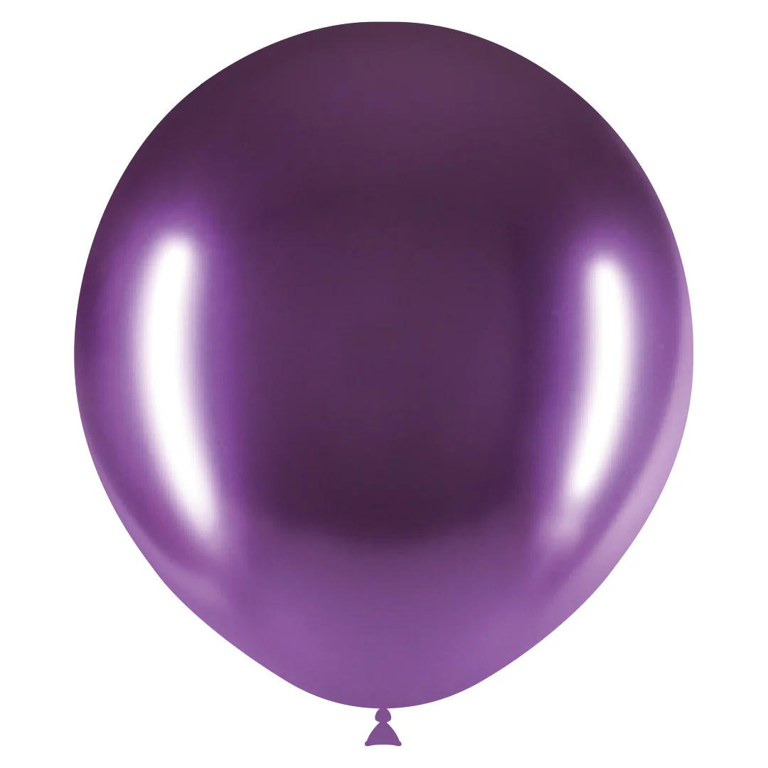 18" Balloonia Latex Balloons Professional Line Brilliant Purple (10 Per Bag)