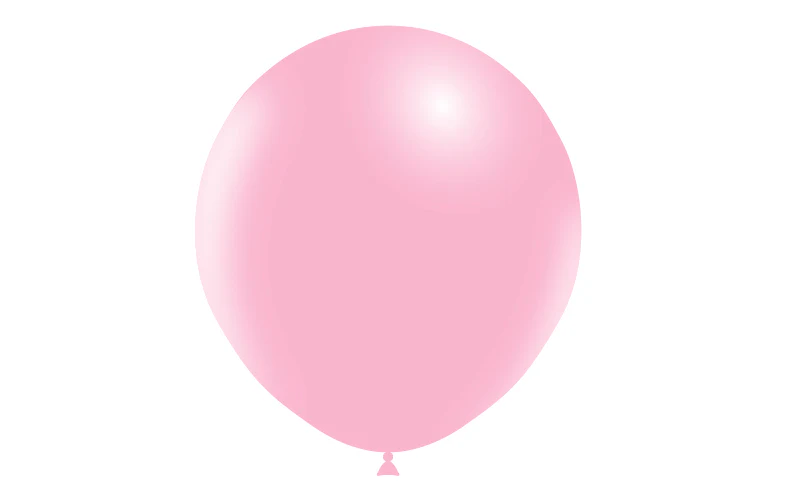 18" Balloonia Latex Balloons Professional Line Standard Baby Pink (10 Per Bag) - Image 3