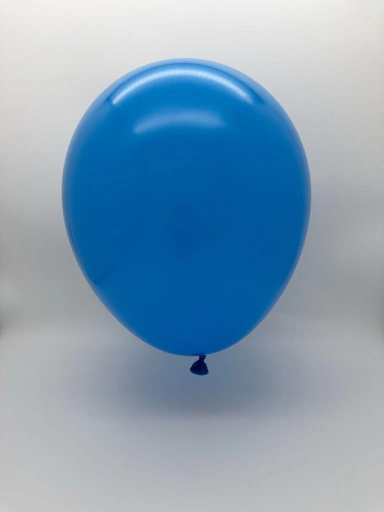 18" Balloonia Latex Balloons Professional Line Standard Blue (10 Per Bag) - Image 2
