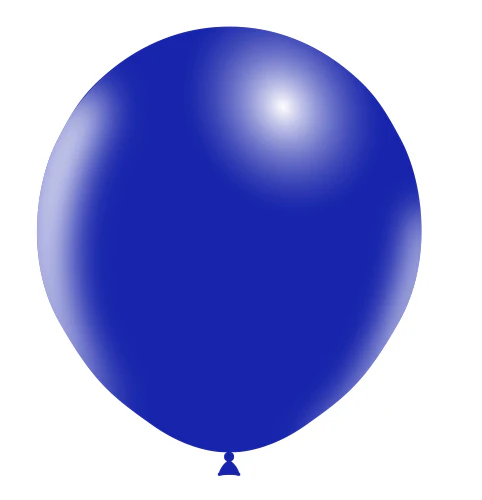 18" Balloonia Latex Balloons Professional Line Standard Navy Blue (10 Per Bag)
