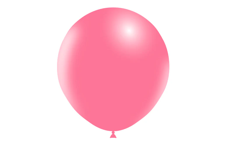 18" Balloonia Latex Balloons Professional Line Standard Pink (10 Per Bag) - Image 3