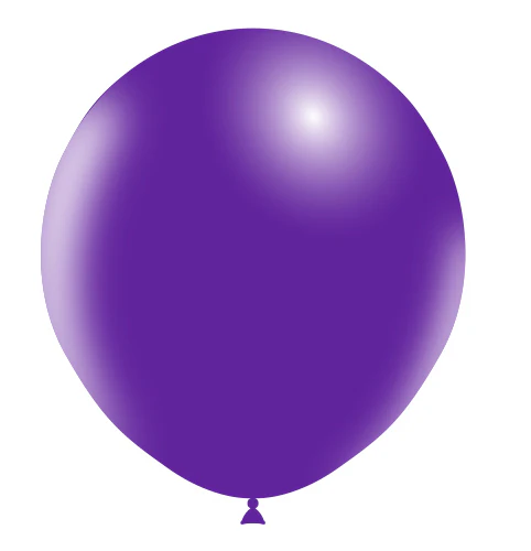 18" Balloonia Latex Balloons Professional Line Standard Purple (10 Per Bag)