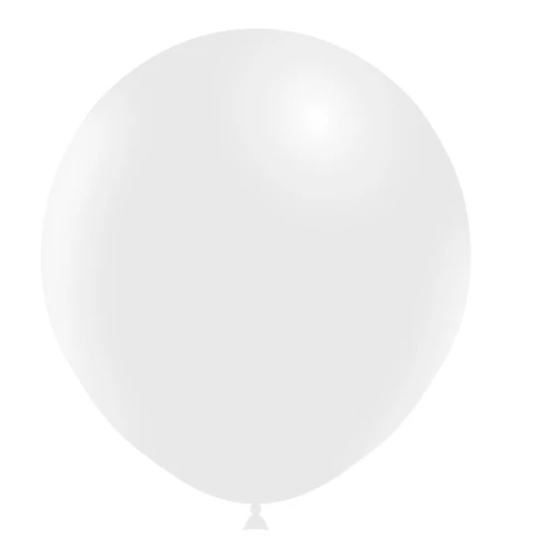 18" Balloonia Latex Balloons Professional Line Standard White (10 Per Bag)