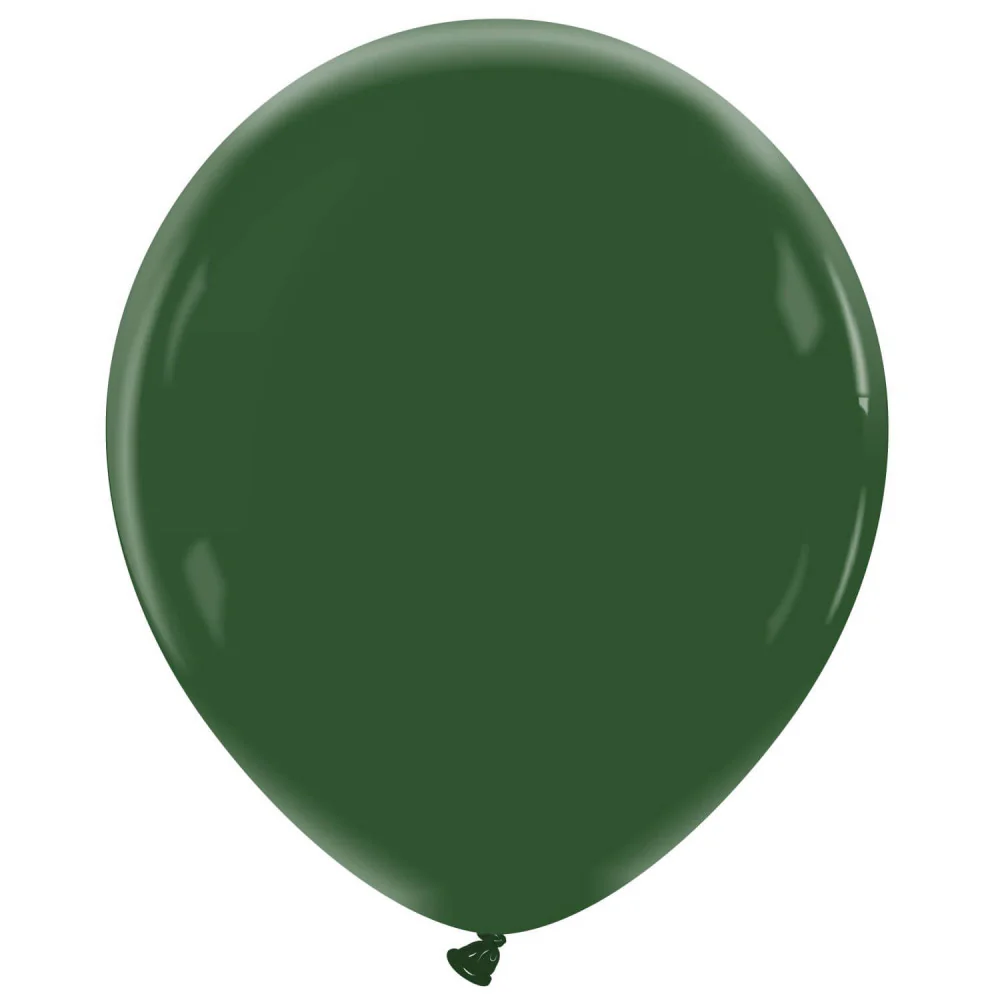 18" Cattex Brand Premium Jungle Green Latex Balloons (25 Per Bag)