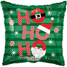 18" Christmas Ho Ho Ho Foil Balloon