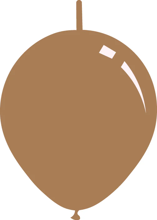 18" Deco Desert Sand Decomex Linking Latex Balloons (25 Per Bag)