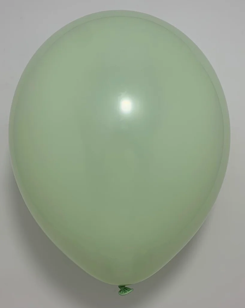 18" Deco Green Tea Decomex Latex Balloons (25 Per Bag) - Image 2