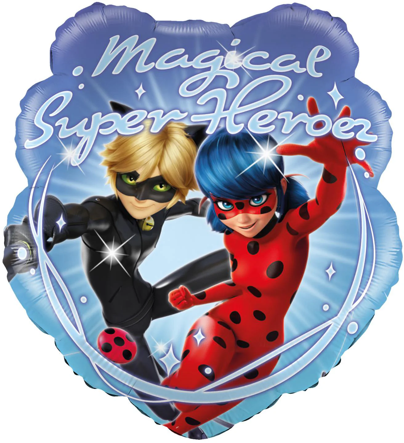 18" Foil Balloon Miraculous Blue