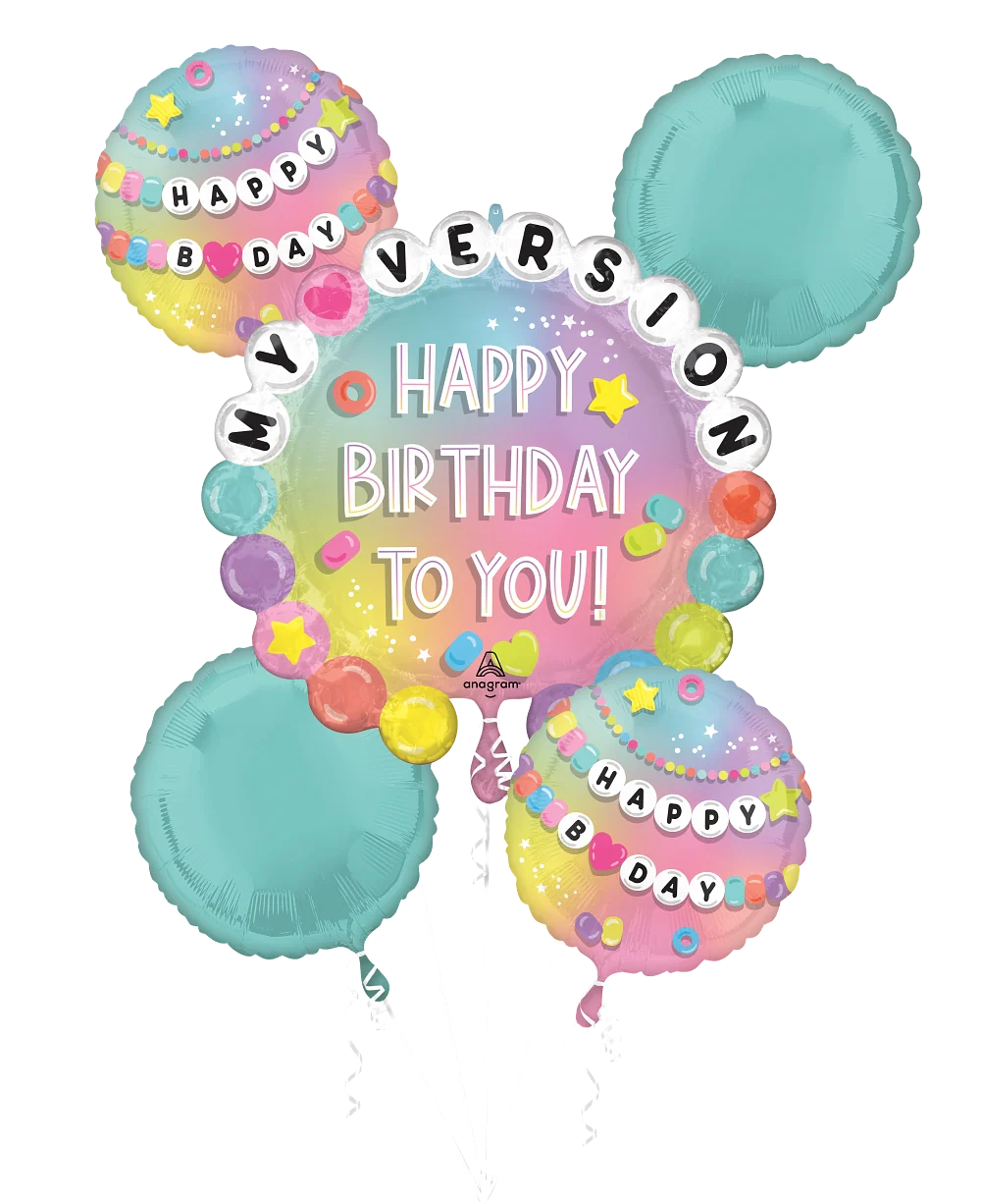 18" Friendship Balloon Happy Birthday Foil Balloon