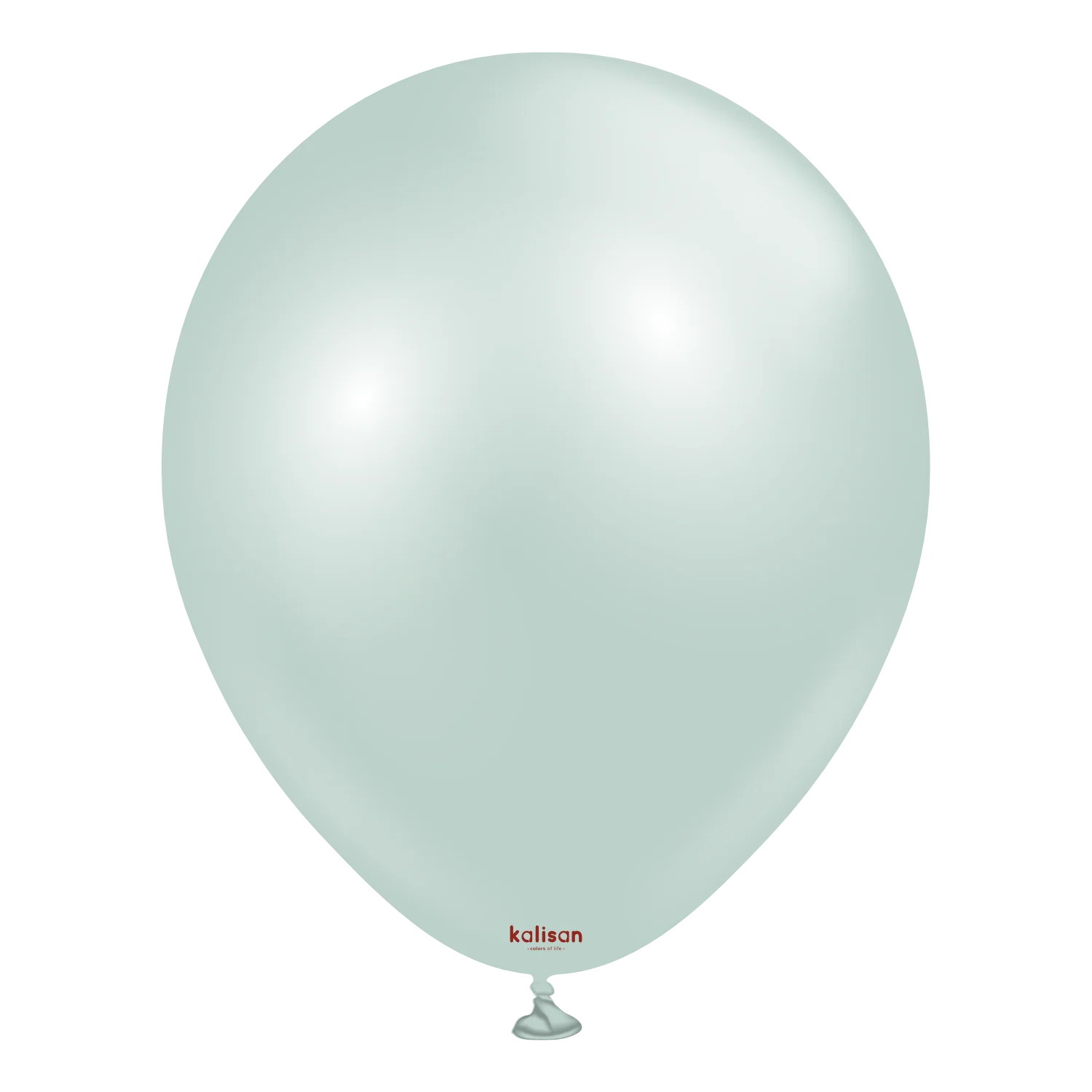 18" Kalisan Brand Latex Balloons Aura Ice Mint (25 Per Bag)