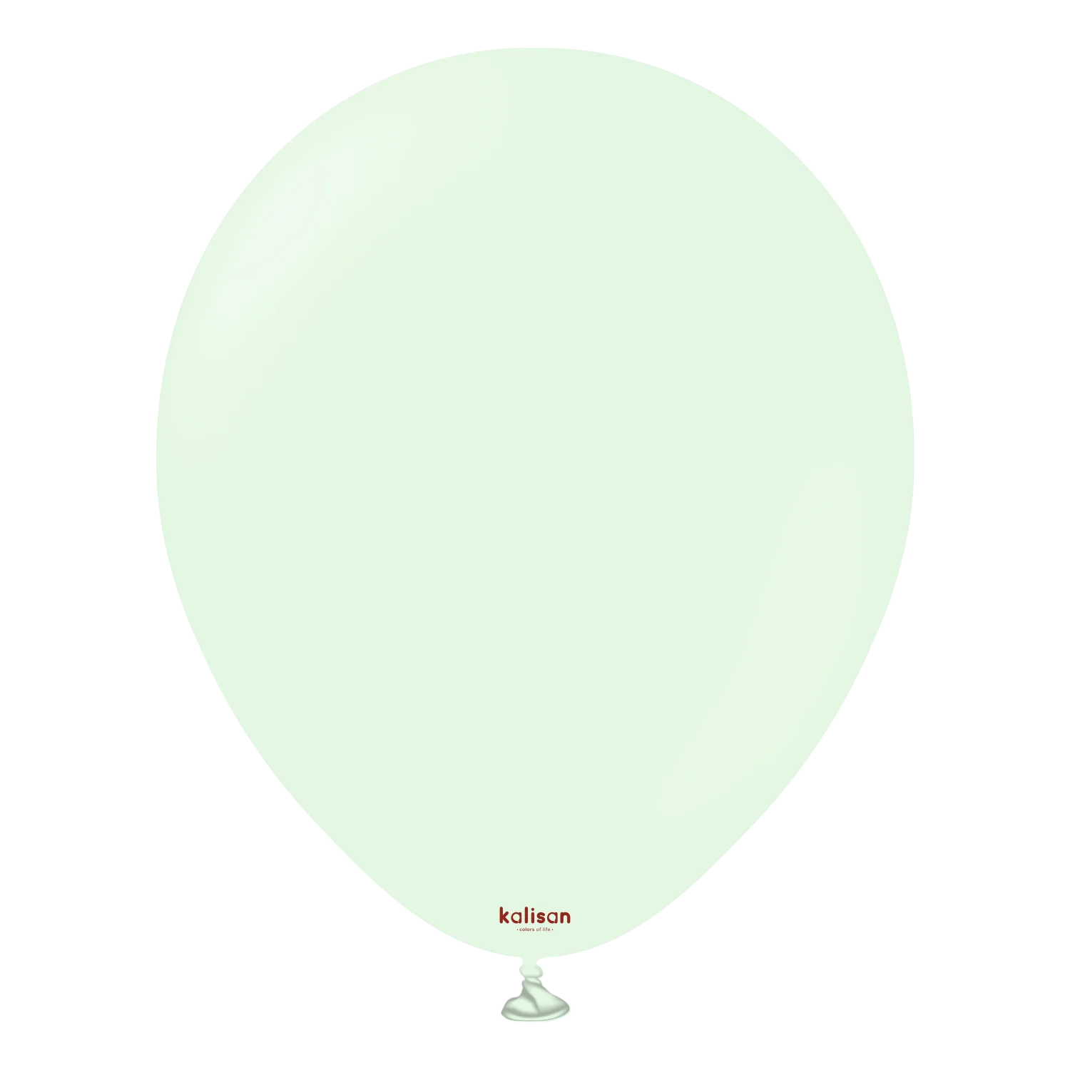 18" Kalisan Latex Balloons Standard Macaron Pale Green (25 Per Bag)