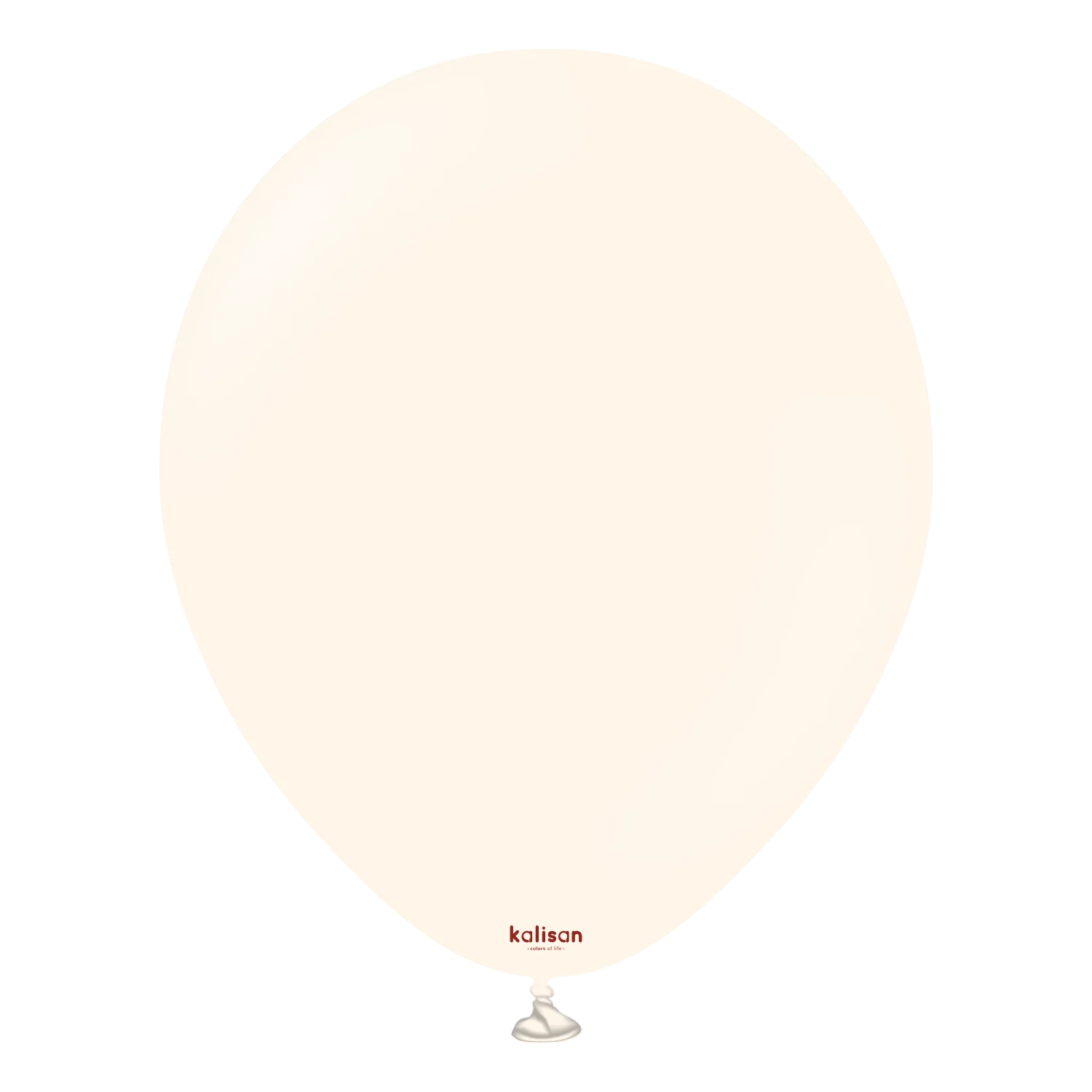 18" Kalisan Latex Balloons Standard Macaron Pale Salmon (25 Per Bag)