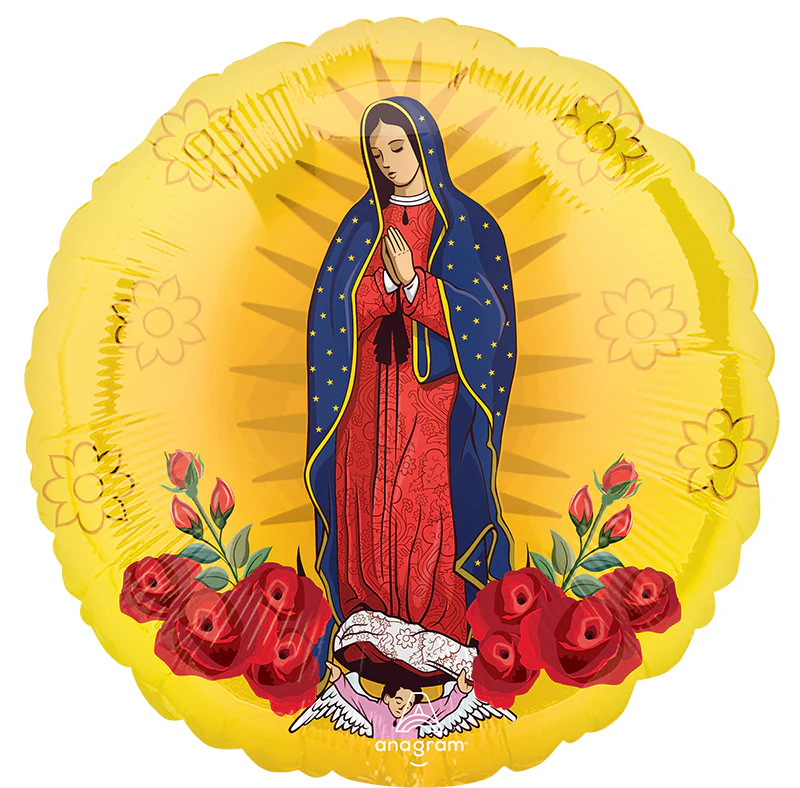 18" Lady of Guadalupe Foil Balloon