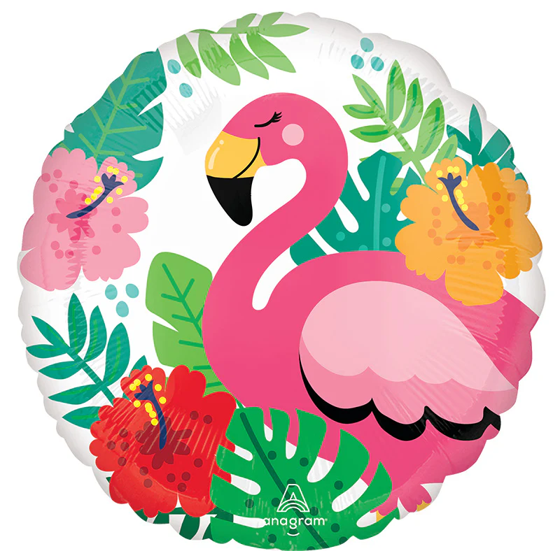 18" Let's Flamingle Foil Balloon