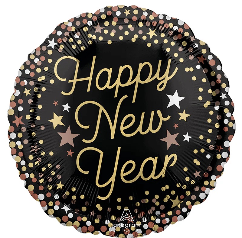 18" Luxe New Year Foil Balloon