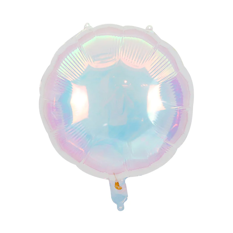 18" Airfill Decor Only Pearl Lustrous Iridescent Round Balloon