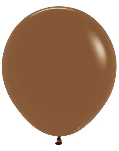 18" Sempertex/Betallatex Latex Balloons (25 Per Bag) Deluxe Coffee